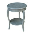 thumbnail image 7 of International Concepts Cambria Wood Round End Table in heather Gray, 7 of 7