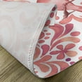 thumbnail image 5 of Ambesonne Watercolor Place Mats Set of 4, Bird on Branch, Standard Size, Coral Dried Rose White, 5 of 6
