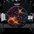 thumbnail image 2 of Abstract 3D Neural Pattern Polyester Universal Spare Wheel Tire Cover Custom Tire-Covers for Trailer RV SUV Truck Camper, 2 of 5