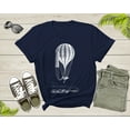 thumbnail image 2 of Black White Hot Air Balloon Art Drawing Flying In The Sky T-shirt Hot Balloon Lover Shirt For Men Women Kids Boys Girls Teens Gift Tshirt, 2 of 8