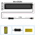 thumbnail image 2 of Led Display Screen Panel Usb 5V Led Sign For Cars And Trucks Light Decor (92x374mm Soft), 2 of 9