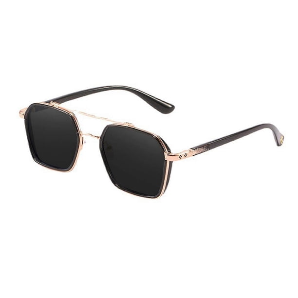 Ultraviolet-proof Driving Goggles Punk Glasses Square Frame Fishing Riding Retro Sunglasses Men Women Eyeglass Shades Eyewear