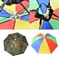 thumbnail image 3 of Walbest Umbrella Adjustable Unisex Hat, Polyester, Multicolor, 3 of 6