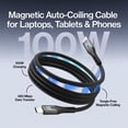 thumbnail image 2 of Cable USB-C Statik MagStack Pro magnético de 100 W, 1 m, 2 of 9
