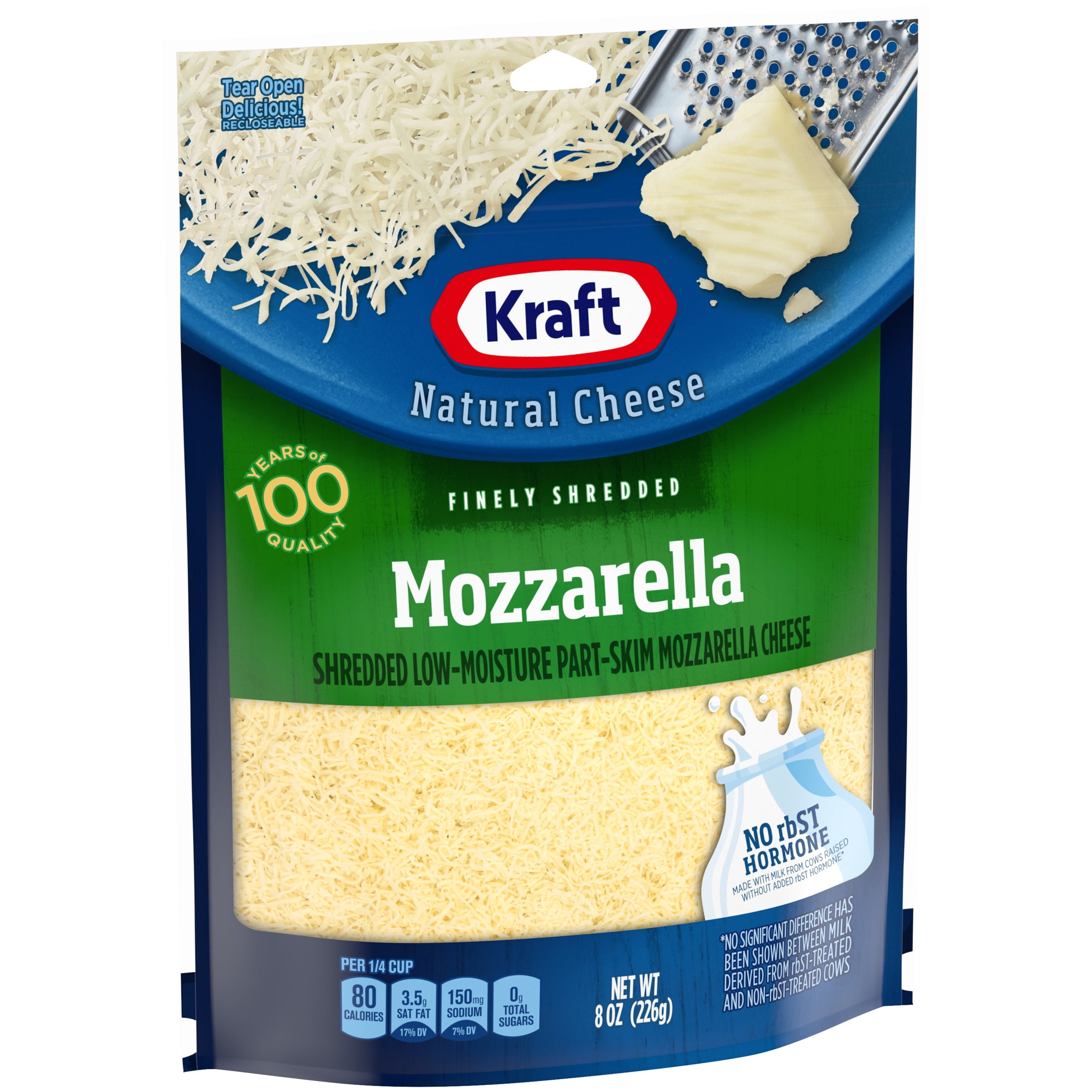 Buy Kraft Mozzarella Finely Shredded Cheese, 8 oz Bag Online at Lowest