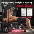 thumbnail image 4 of FED Fitness Flybird Series WB8 Weight Bench, 1200LBS Foldable Strength Training Bench for Home Gym & Storage, 4 of 10