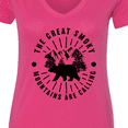 thumbnail image 4 of Inktastic The Great Smoky Mountains Are Calling Women's V-Neck T-Shirt, 4 of 5