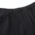 thumbnail image 4 of MIXUE Mens Shorts Summer Solid Color Elastic Waist Loose Fit Sports Beach Outdoor Streetwear,Black,XL, 4 of 9