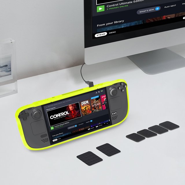 Juego de fundas protectoras para consolas de juegos Pegatinas para botones de panel táctil para Steam Deck JShteea Nuevo