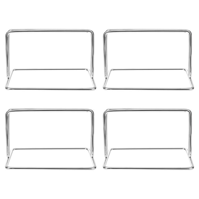 VERDANVERSE 4Pcs Divider Clamp Screen Partition Stainless Steel for Office Accessories