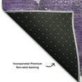 thumbnail image 3 of Addison Rugs Mayfield Washable Transitional Watercolors Purple Rectangle Rug, 2'6" x 3'10", 3 of 6