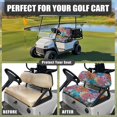thumbnail image 4 of HUIACONG Datura Flowers Golf Cart Seat Cover, Lightweight Washable Golf Cart Seat Covers 2 Piece for More 2-Seat Golf Carts, 4 of 7
