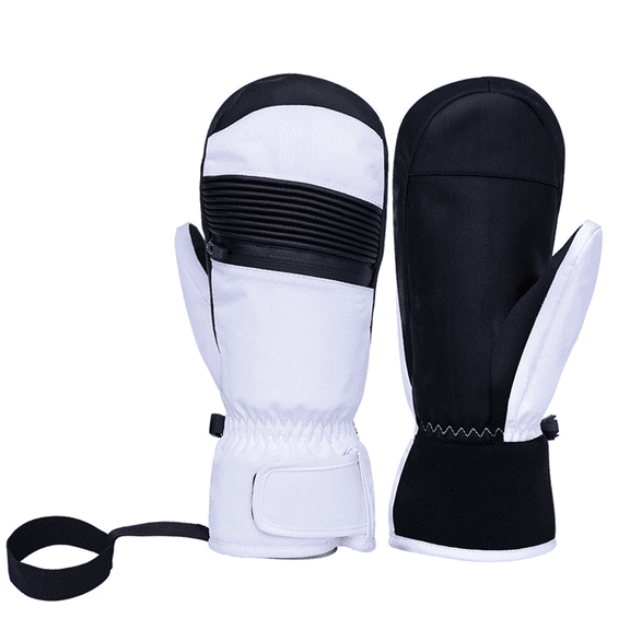 1 pair x warm glove-Black&White