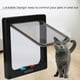 thumbnail image 4 of Puerta con mosquitera acrílica ABS para mascotas Bling Bling Ventana con cerradura Impermeable Mediana Negro, 4 of 6