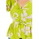 thumbnail image 3 of Blusa con jareta Roman Fashion /Tallas Extras, 1761 (Lima) verde lima 36, 3 of 5