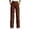 01_Brown, variant on GPOECD Women's Pants High Waist Straight Leg Casual Trousers Floor Length with Elegant Drape Dress Pants 02_Beige,L
