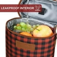 thumbnail image 3 of Tirrinia 2 Bottle Wine Tote Carrier - Leakproof & Insulated Padded Versatile Wine Cooler Bag, 3 of 6