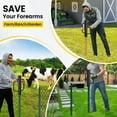 thumbnail image 2 of SOUMNS 17 inch Post Driver with Handles, Steel Heavy Duty Fence Post Driver, Black, 2 of 7