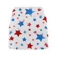 thumbnail image 5 of Summer Dress for Women Patriotic Printed Mini Skirt Soft Skin Friendly Double Layer Pocket Breathable Bottom for Tennis Sports, 5 of 6