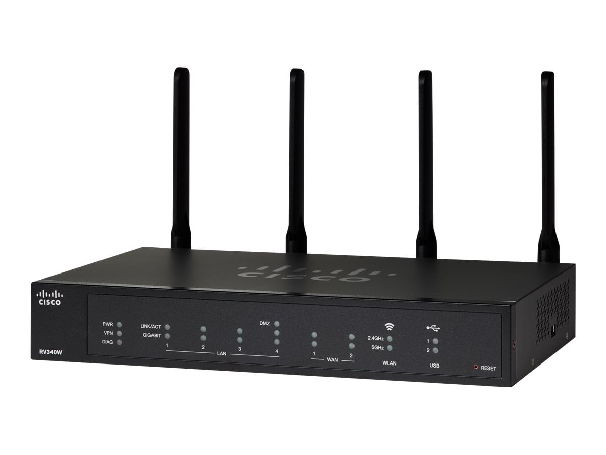Cisco Small Business RV340W Wireless router 4port switch GigE