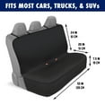 Waterproof Neoprene Full Rear Bench Seat Cover for Car SUV Truck