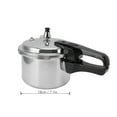 thumbnail image 3 of MOPOOR 3L Aluminum Pressure Cooker Cooking Various Foods for Induction Cooker,Aluminium Classic Pressure Cooker, Tall Design Inner Lid Cooker, Best Cooker, Silver, 3 of 8