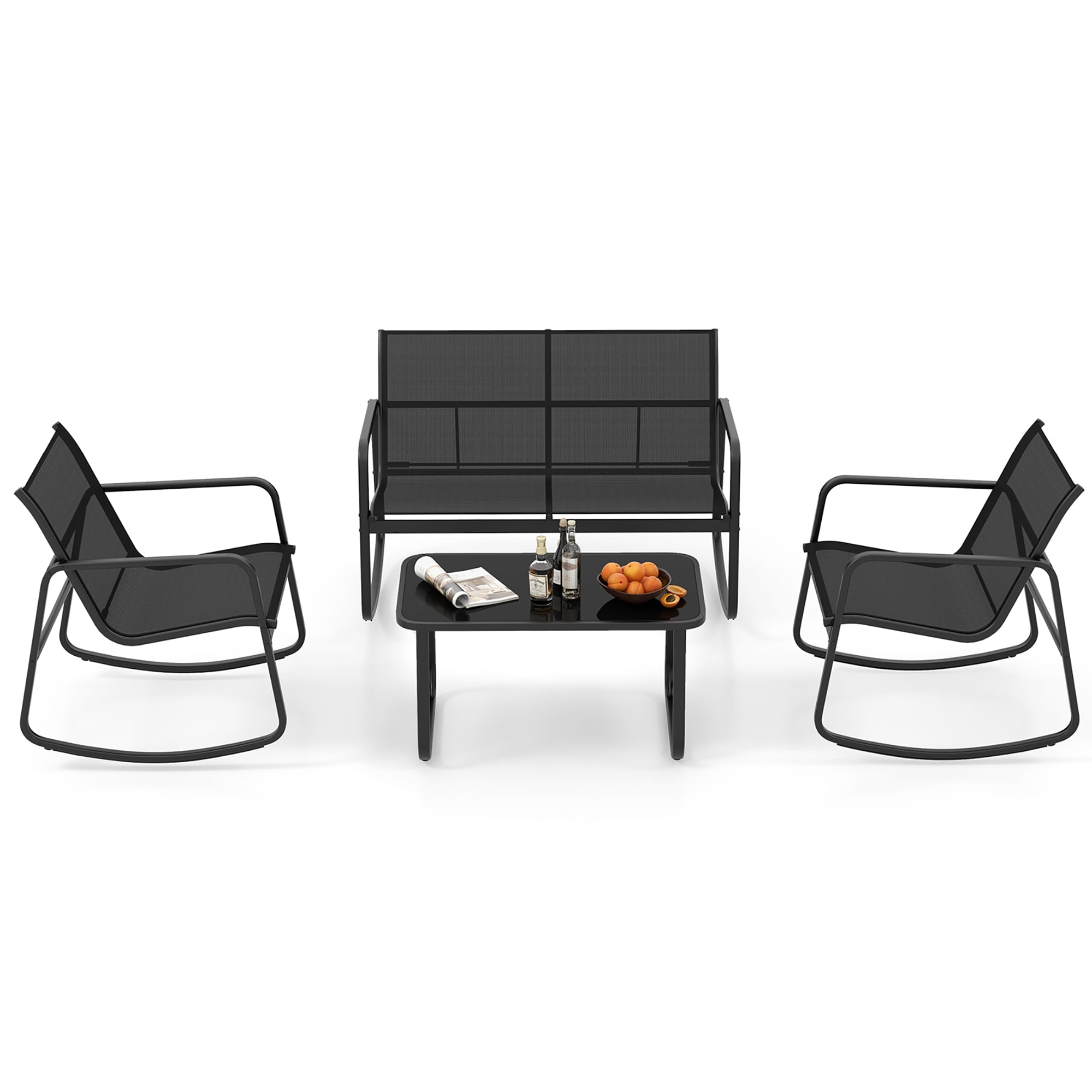 Marquee 4 piece sling lounge setting hotsell