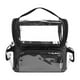 thumbnail image 1 of Organizador de maquillaje, soporte transparente para brochas de maquillaje con divisor extraíble Negro, 1 of 9