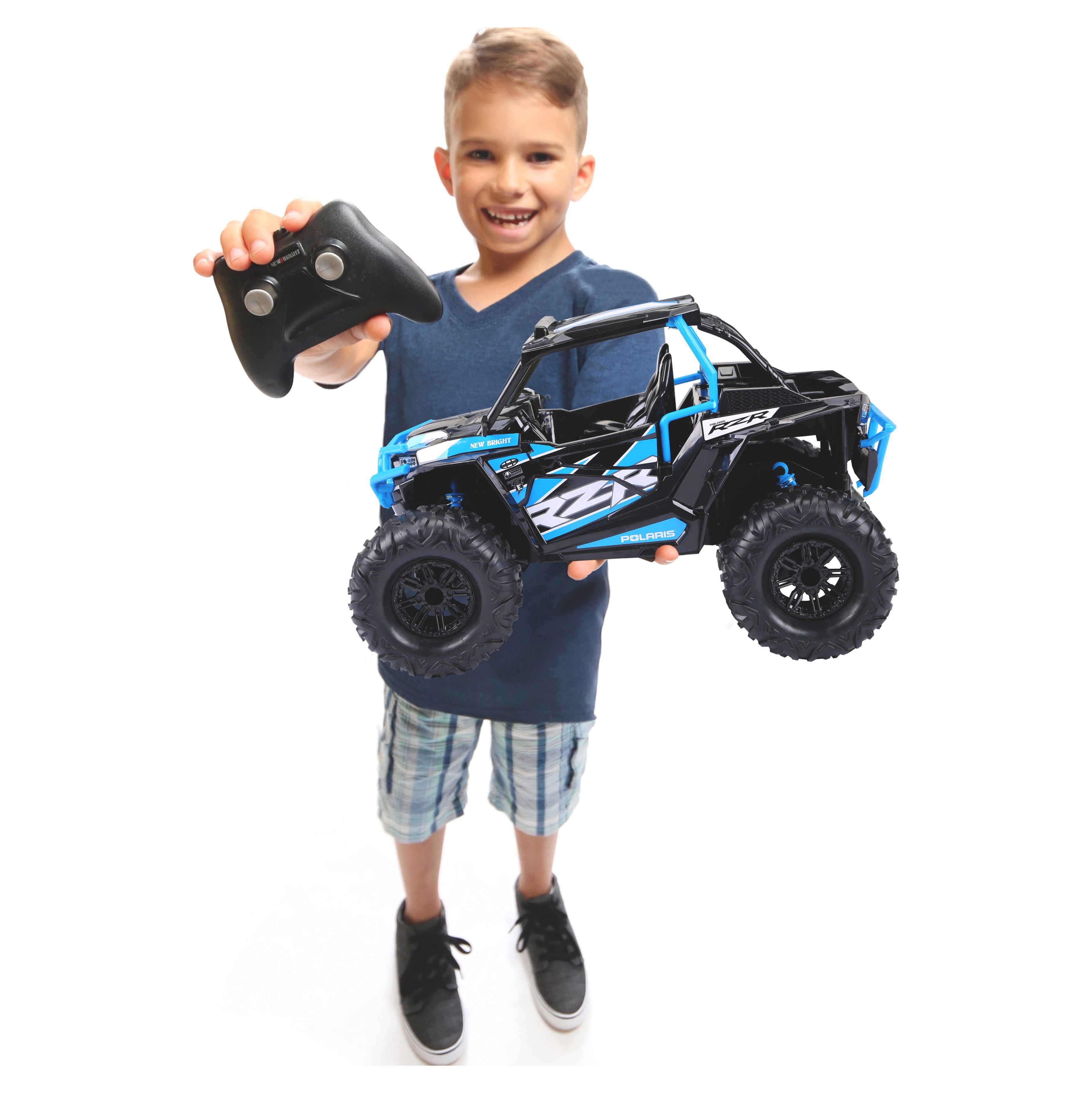 New Bright (1:14) Polaris RZR Battery Remote Control Blue ATV, 1475U-2B Child