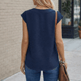 thumbnail image 7 of SOMER Women Dressy Casual Tops V Neck Cap Sleeve Blouses for Work Going Out,2026 Summer Trendy, 7 of 7