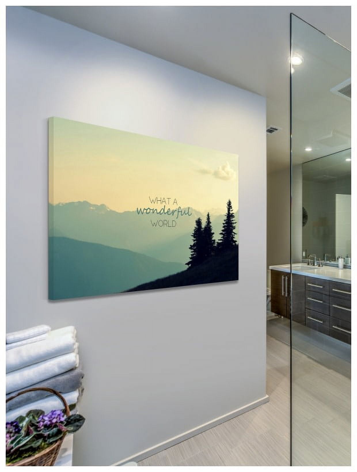 Marmont Hill "What a Wonderful World" by Robert Dickinson Painting Print on Canvas