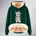 thumbnail image 4 of WILLBEST Sudadera de Mujer Womens Casual Plus Velvet Christmas Series Printed Long Sleeve Hooded Sweatshirt X-Grande, 4 of 4