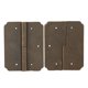 thumbnail image 4 of Juego de 4 Bisagras a Tope Bisagras a Tope Plegables de Latón de 6 Cm para Puertas de Gabinete Tapa de Cofre Joyero Y Cajas Pequeñas de Madera Muebles ANGGREK Otros, 4 of 8