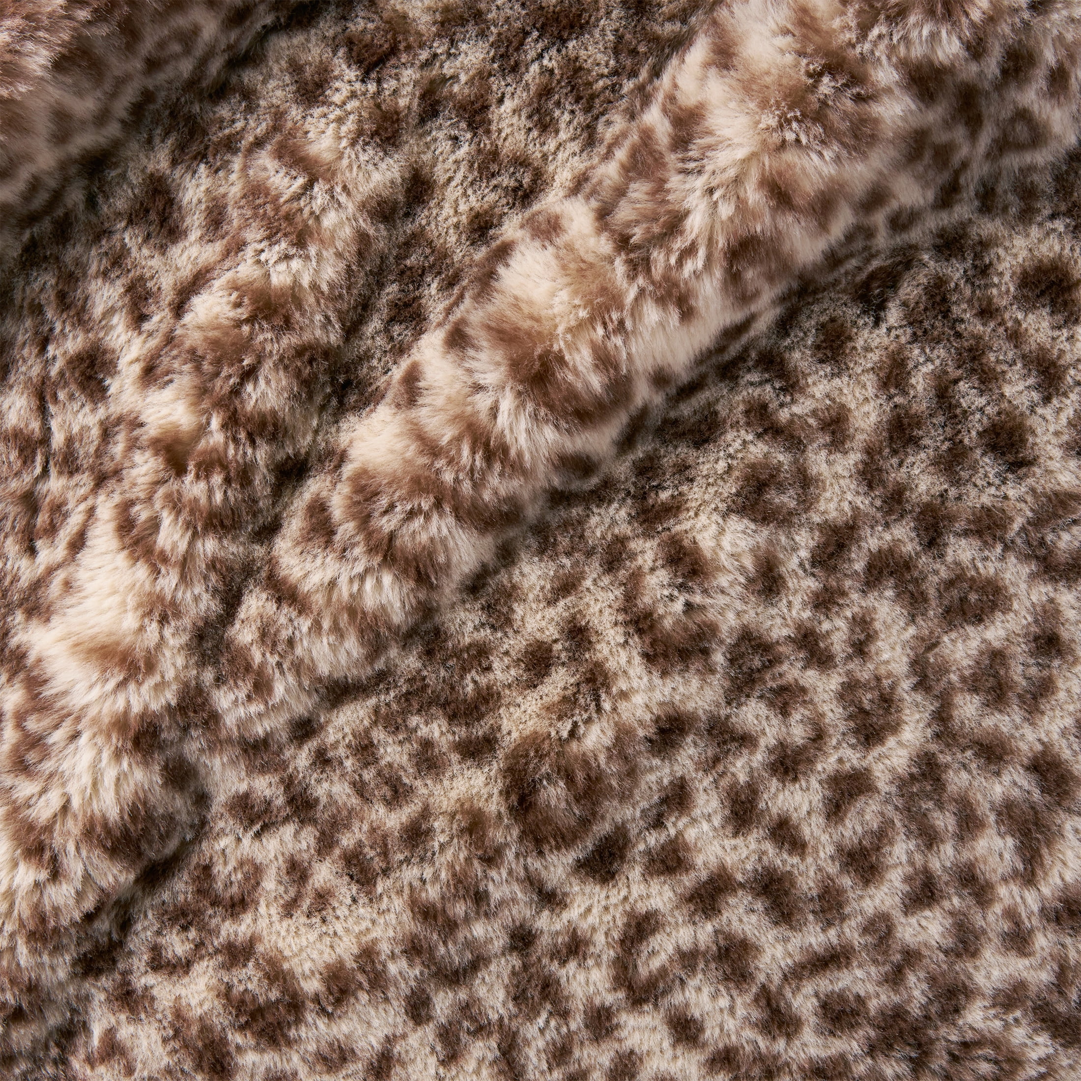 Better Homes & Gardens Leopard Faux Fur Throw, 50 in x 72 in