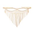 thumbnail image 1 of KLKCMS Rhinestone Tassel Masquerade Decor Long Tassel Veils for Dress up Party Golden, 1 of 9