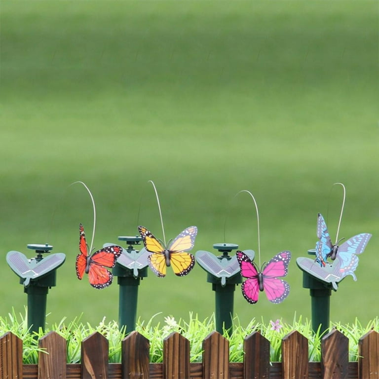 Fluttering Solar Toy Butterfly Garden Decor Flying Butterflies Solar Yard Decor Walkways and Garden Ornaments Decoration