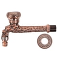 thumbnail image 4 of AURARMLET Vintage Wall Mounted Faucet Metal Water Faucet European Style Embossed Design for Kitchen, 4 of 8