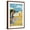 Brown Frame, variant on Art.com Lake Michigan - Beach Scene Art Print by Lantern Press, Black Frame Wall Art, 21" x 29"