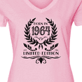 thumbnail image 4 of Inktastic Born in 1964 Limited Edition Women's V-Neck T-Shirt, 4 of 5