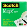 Scotch Magic Office Tape Refills, Clear, 12 Count