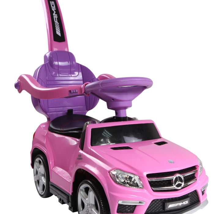 mercedes push car with handle