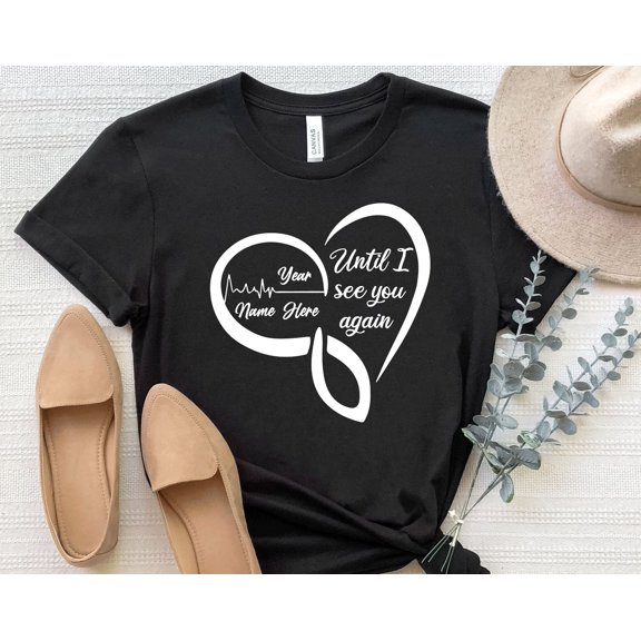 Personalized Memorial Shirt Name and Date Customized Rip Shirt Rest in Peace Shirt Custom