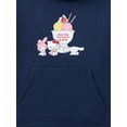 thumbnail image 6 of Wonder Nation Hello Kitty Toddler Girls Graphic Hoodie with Long Sleeves, Sizes 12M-5T, 6 of 6