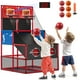 thumbnail image 1 of Juego de canasta de baloncesto doble para niños M SANMERSEN con marcador LED, 1 of 9