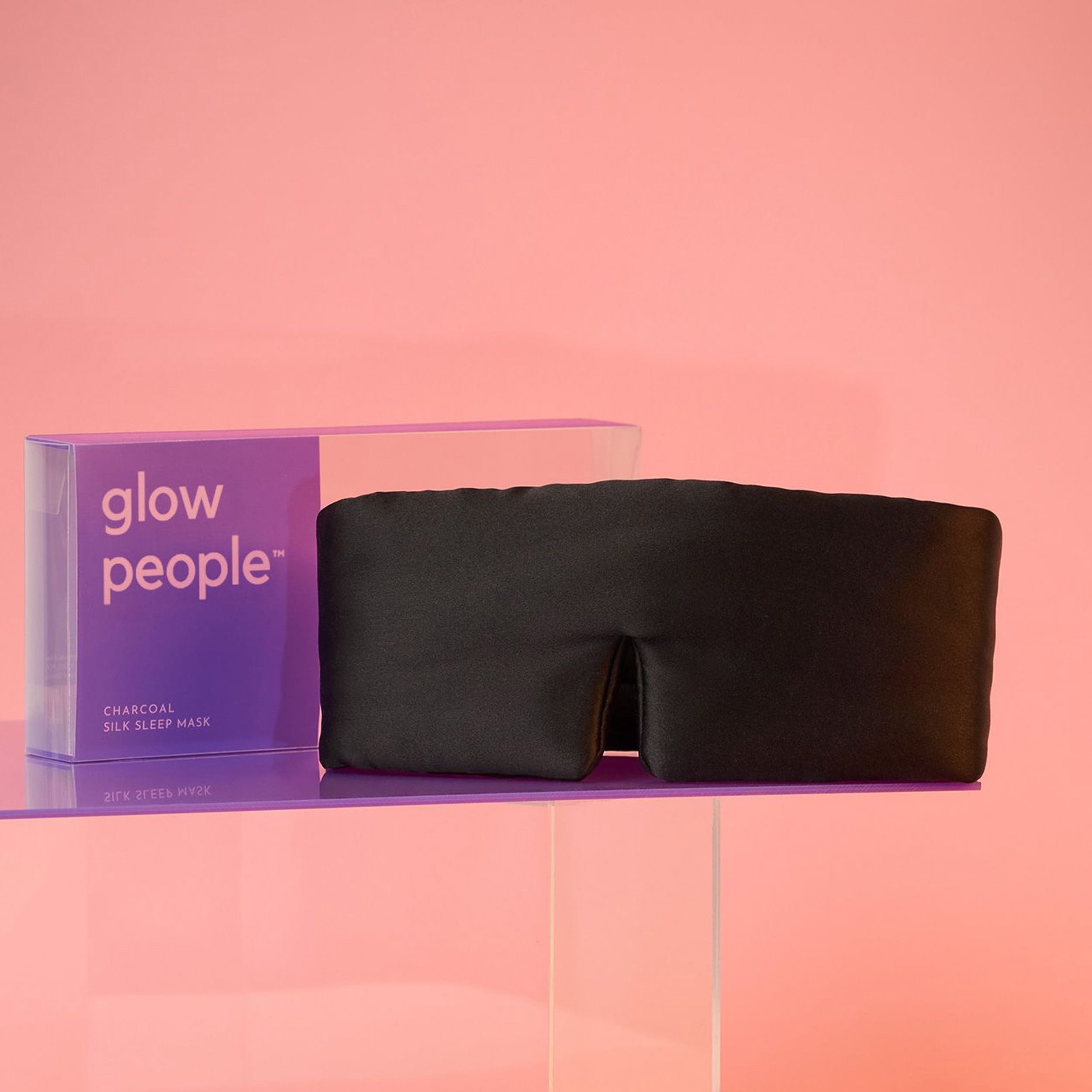 Glow Mask by GLOW PEOPLE - Charcoal.