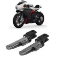 thumbnail image 3 of Motorcycle Front Footrests Aluminium Alloy Anti Slip Replacement for MV AGUSTA Brutale 800 RR RR SCS ROSSOBlack, 3 of 3