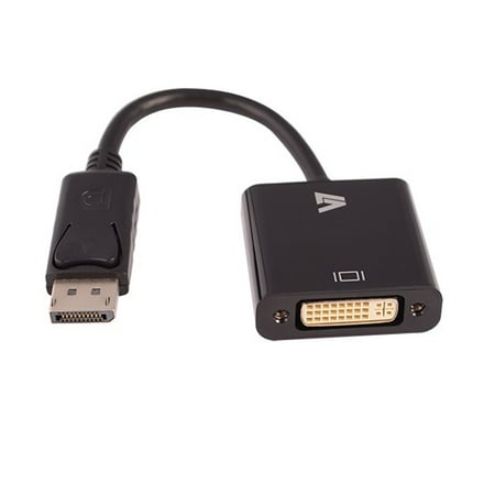 UPC: 0662919069600 | V7 Video Adapter DisplayPort Male to DVI-I Female  Black