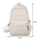 thumbnail image 5 of 2 Uds Bolsas Libros Informales Mochila Mujer Gran Capacidad para Al Aire Libre () Blanco, 5 of 5