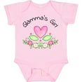 thumbnail image 3 of Inktastic Glamma's Girl Heart Flowers Girls Baby Bodysuit, 3 of 5