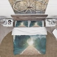 thumbnail image 3 of Designart 'Pathway Through The Parted Seas' Nautical & Coastal Duvet Cover Set, 3 of 4